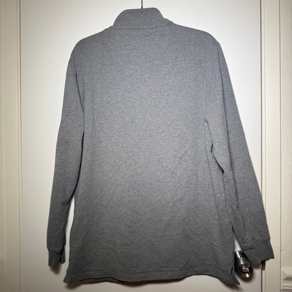 Pendleton Light Gray Quarter-Zip Pullover Mens La… - image 5
